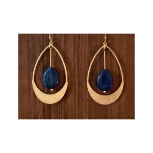 Earrings Lapis Drop